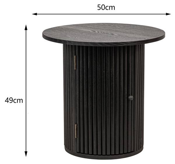 Beistelltisch TRINIDAD Schwarz