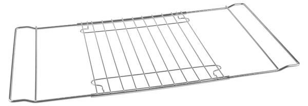 Backofenrost BAKERY Silber - Metall - 33 x 1 x 57 cm