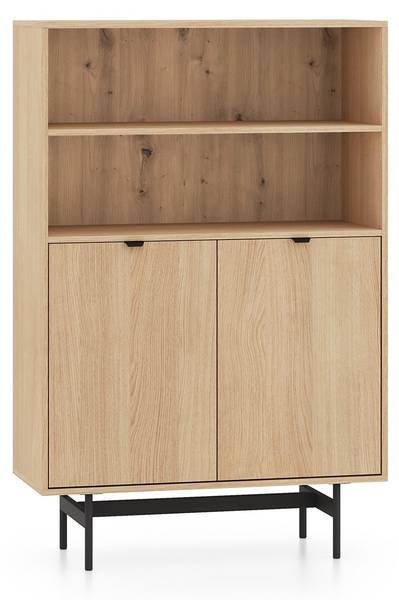 Standregal HEGGERS Braun - Melamin - 92 x 140 x 40 cm