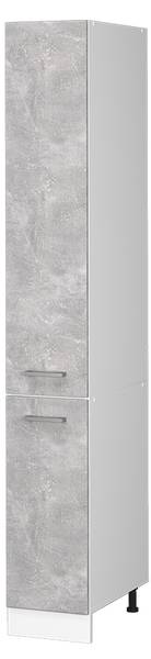 Keukenfront R-Line 37452 grijs - plaatmateriaal op houtbasis - 30 x 196 x 2 cm