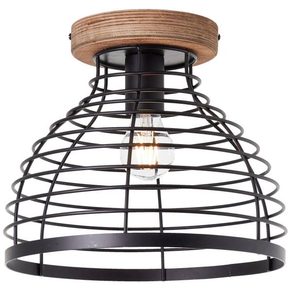 Deckenlampen 12291 1 Braun - Holz teilmassiv - 30 x 25 x 30 cm