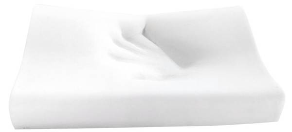Kopfkissen SLEEPY Weiß - Textil - 50 x 10 x 30 cm