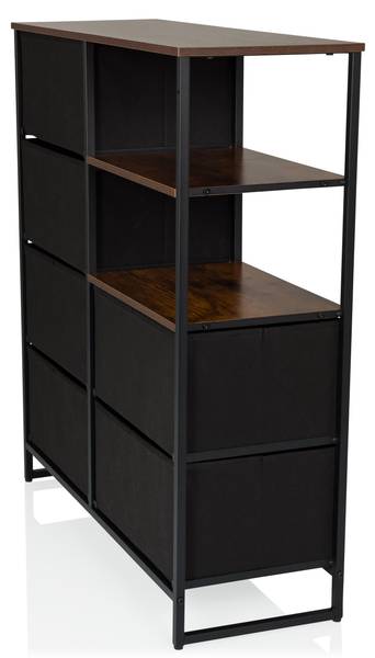 Kommode RAGALA Braun - Aluminium - 84 x 92 x 30 cm