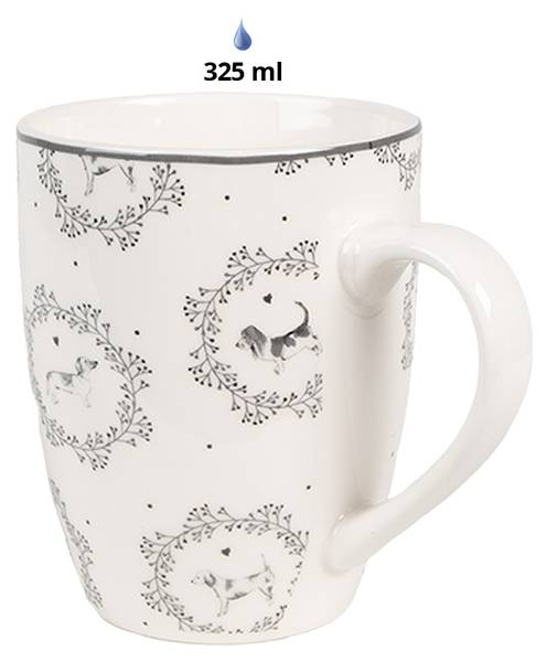 Tasse Martin&Cups Weiß - Porzellan - 8 x 10 x 12 cm
