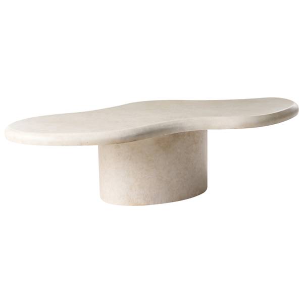 Couchtisch CONZA Beige - Stein - 120 x 34 x 57 cm