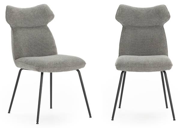 Stühle DARA 2er Set Grau