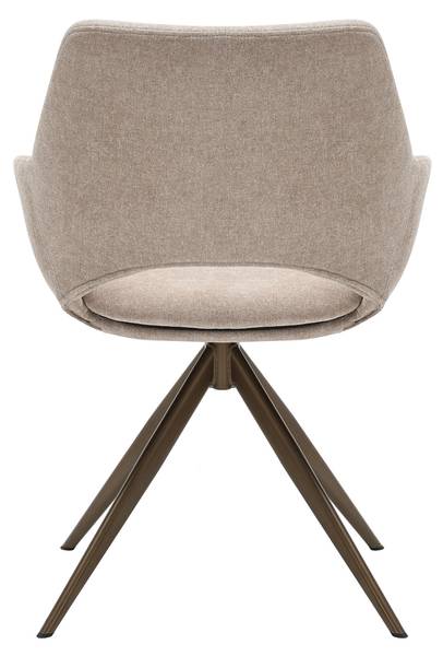 Esszimmerstuhl DAISY Beige - Textil - 61 x 82 x 60 cm