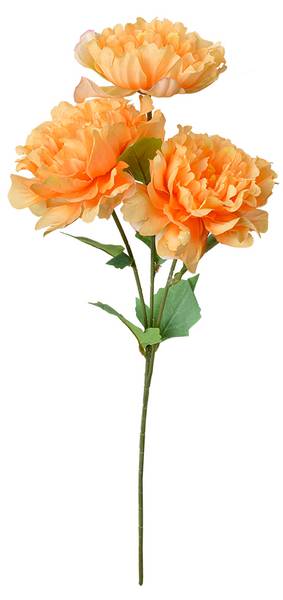 Kunstblume 49652 Orange - Kunststoff - 10 x 61 x 15 cm