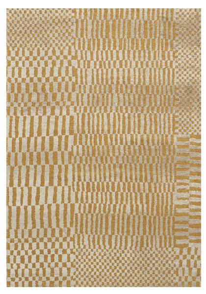 Teppich Berber, Drinnen/Draußen waschbar Senfgelb - 140 x 200 cm