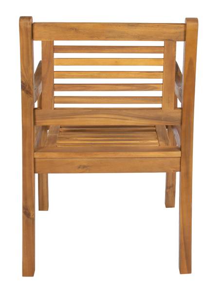Gartenstuhl CORUNA Beige - Akazie - 68 x 92 x 58 cm