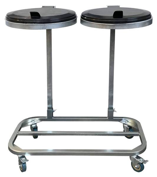 Müllsackständer Bravo Silber - 80 x 96 x 43 cm
