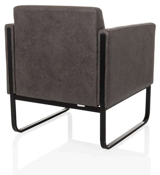 Fauteuils lounges Aruba Retro Gris - Tissé à plat - 67 x 78 x 71 cm