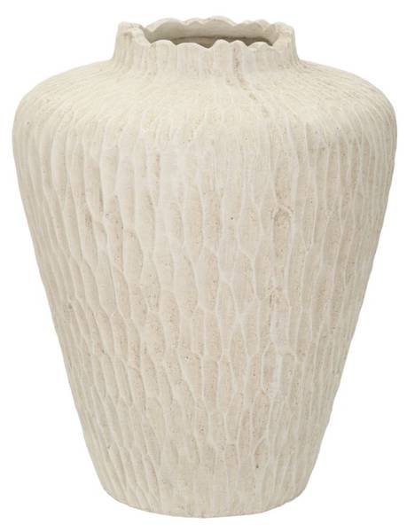 Vase Shade C Beige - Harz - 32 x 40 x 32 cm