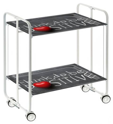 Servierwagen Bauhaus WB Metall - 66 x 72 x 43 cm