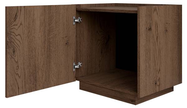 Nachttisch Mirtu Braun - Holzwerkstoff - 50 x 45 x 40 cm