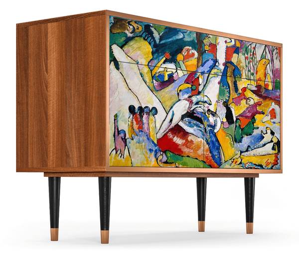 Sideboard BS4 Walnuss Holzwerkstoff - 115 x 86 x 48 cm