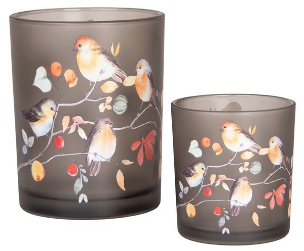 Theelichthouder Fotino Set van 2 10 x 13 x 10 cm