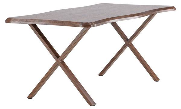 Esstisch Fiona Braun - Holzwerkstoff - 180 x 75 x 90 cm