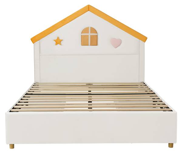 Kinderbett TIEMU45 Ⅰ Beige - 147 x 127 x 208 cm