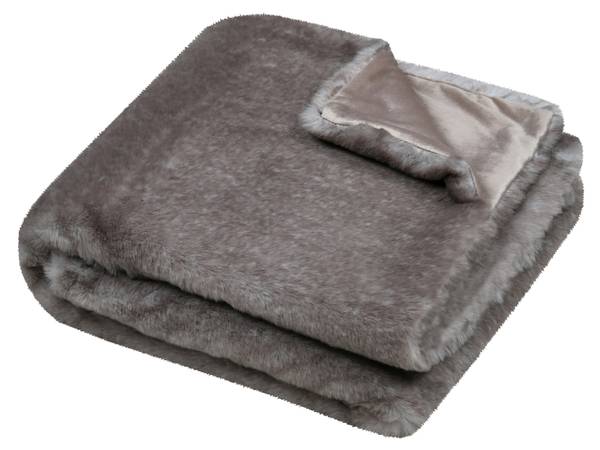 Tagesdecke  ZIBRA 366 Grau - Textil - 180 x 1 x 1 cm
