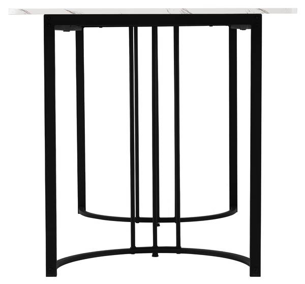 Esszimmer Set BB1773 5tlg Schwarz - Grün - Weiß