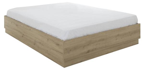 Bettkasten TIDY Braun - Holzwerkstoff - 165 x 36 x 204 cm