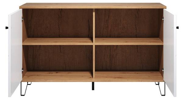 Buffet TOUCH Imitation chêne artisan / Blanc