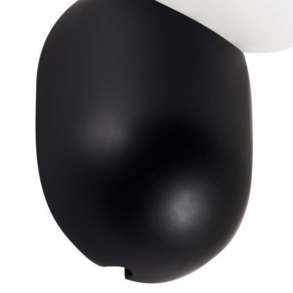 Wandlampen HELME 2-tlg Schwarz - Weiß