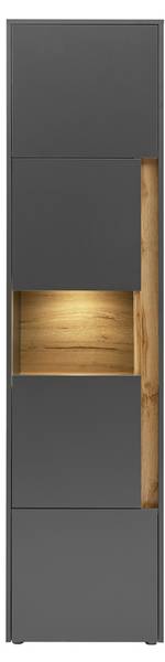 Stauraumschrank CRISP-61-184 Grau - Holzwerkstoff - 70 x 200 x 40 cm