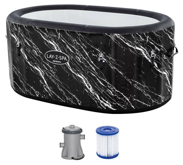 Eisbad FORTIFIBER Grau - Kunststoff - 92 x 71 x 152 cm