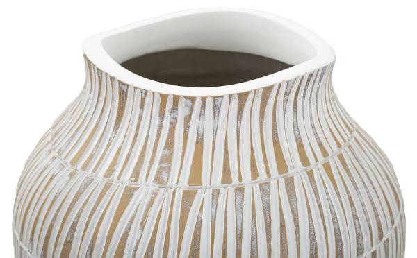 Vase Stiky A Weiß - Harz - 22 x 44 x 22 cm