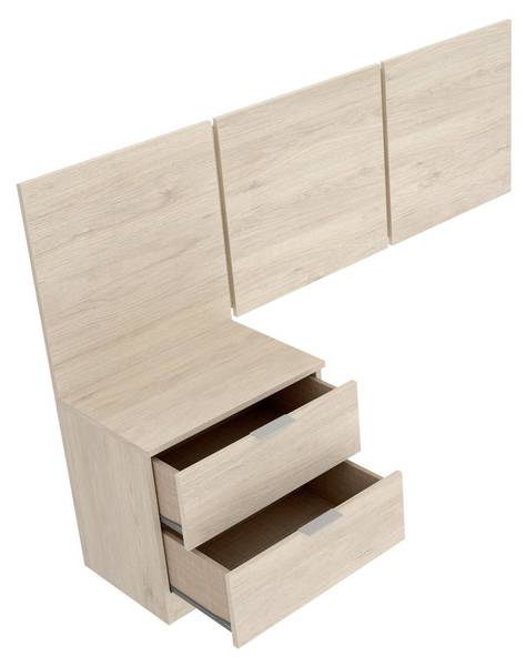 Kopfteil Chanhom Braun - Holzwerkstoff - 157 x 96 x 34 cm