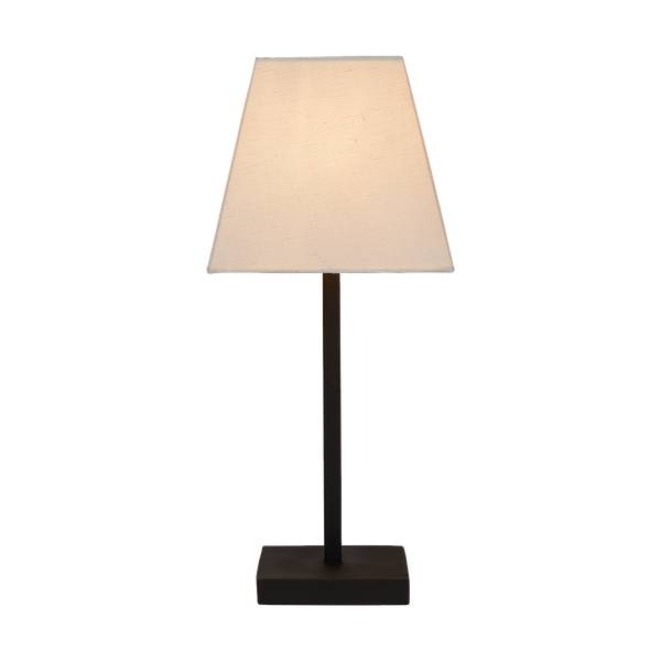 Tischlampe BURANELLA Weiß - Metall - 20 x 47 x 20 cm