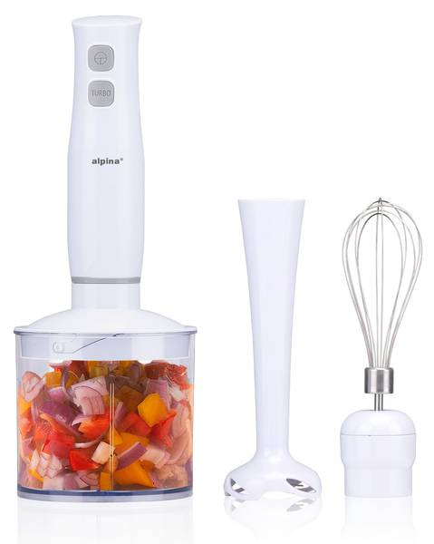 Stabmixer MEALST481009 Weiß - Kunststoff - 6 x 36 x 6 cm