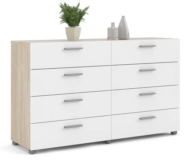 Kommode Cosette Braun - Holzwerkstoff - 40 x 83 x 140 cm