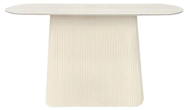 Konsolentisch Patrice Weiß - Massivholz - 140 x 80 x 40 cm