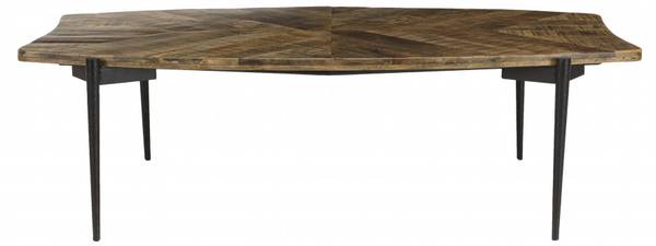 Couchtisch KIARA Braun - Massivholz - 75 x 40 x 135 cm