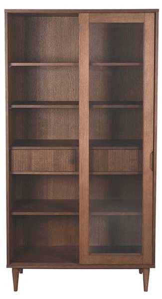 Vitrine JULE Dunkelbraun