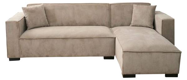 Ecksofa Alphy Taupe