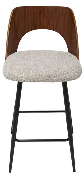 Stuhl AUSTIN Schwarz - Webstoff - 47 x 90 x 45 cm