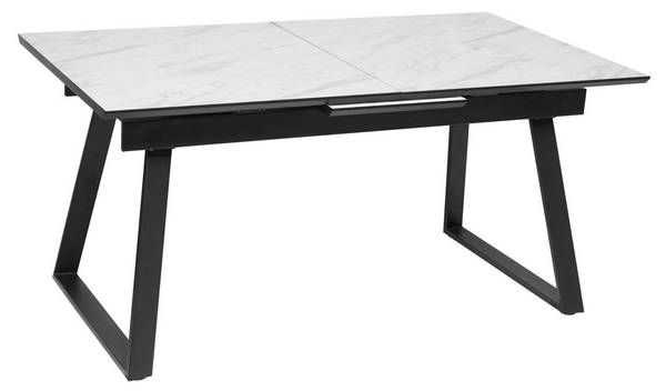 Esstisch CAMBURI Weiß - Holzwerkstoff - 90 x 76 x 160 cm