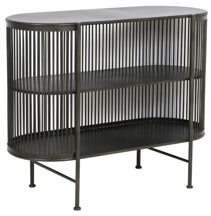 Schrank YINTHE Schwarz - Metall - 100 x 80 x 40 cm