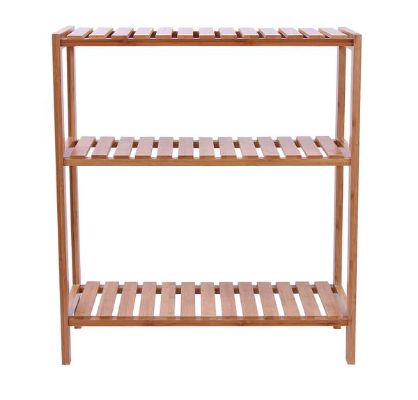 Badezimmerregal Standregal Surabaya Braun - Bambus - 66 x 26 x 60 cm
