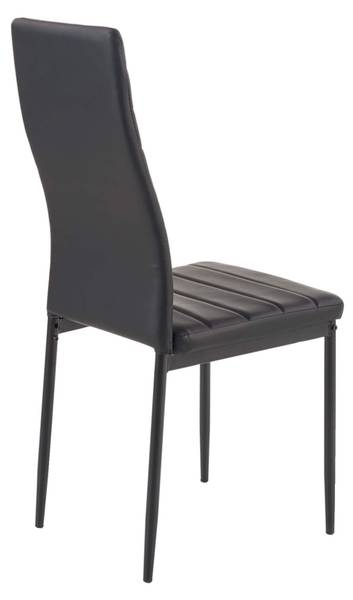 Stuhl ZET K70 Schwarz - Kunstleder - 40 x 97 x 49 cm