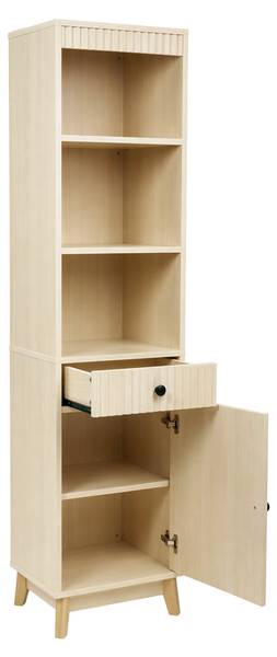 Hochschrank Prometheus Ⅲ Braun - Holzwerkstoff - 40 x 172 x 36 cm