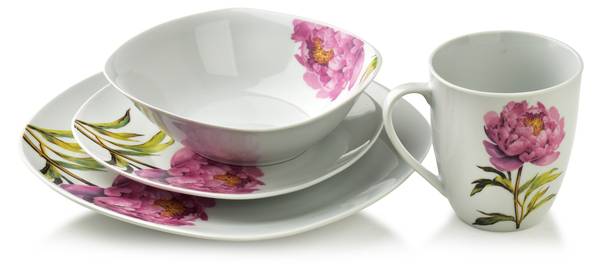 Geschirr-Set MAGNOLIA 16-tlg. Rosé