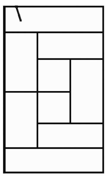 Duschwand SEFANA II Tiefe: 120 cm