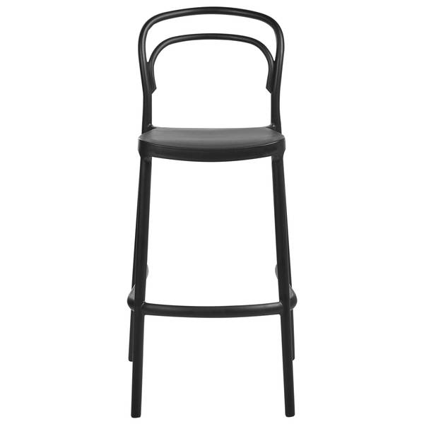 Hocker PORANO 2-tlg Schwarz