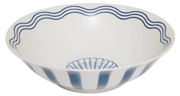 Salatschüssel OCEANIA Blau - Kunststoff - 25 x 7 x 25 cm