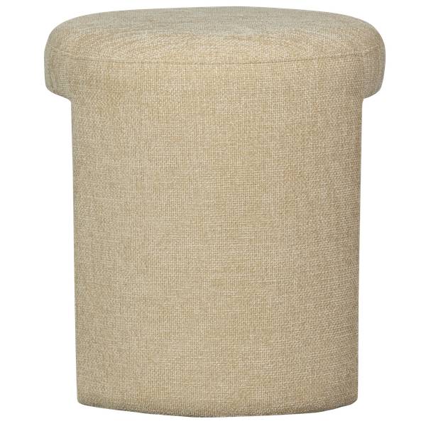 Hocker Charlie Beige - Hellbeige